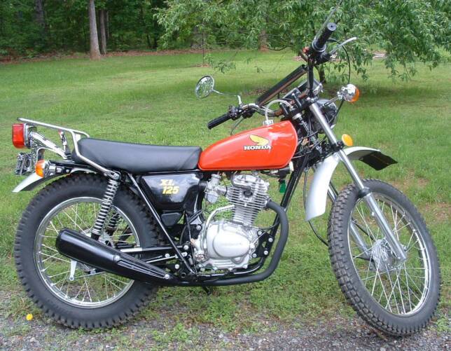 1974 Honda XL 125 rcycle.com